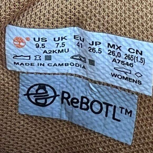 Timberland Women’s Sky Brown Suede Platform Combat Boots Size US 9.5 - Picture 11 of 12